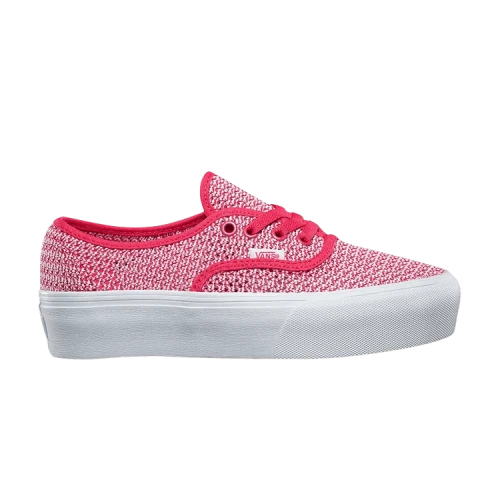 Vans Authentic Platform 2.0 'Summer Mesh - Azalea'