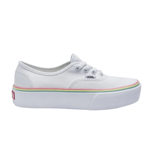 Vans Authentic Platform 2.0 Rainbow Foxing White (Women's)