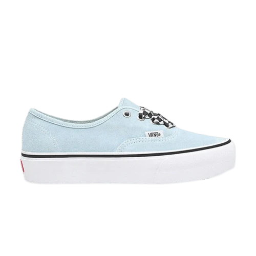 Vans Authentic Platform 2.0 Checkerboard Lace Cool Blue (Women's)
