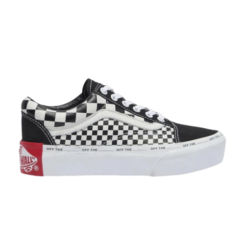 Vans Old Skool Platform 'Checkerboard Disarray - Black White'