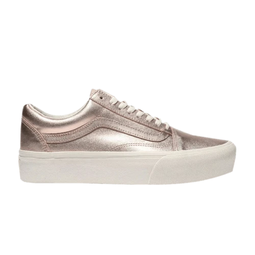Vans Old Skool Platform 'Metallic Rose Gold' (Women's)