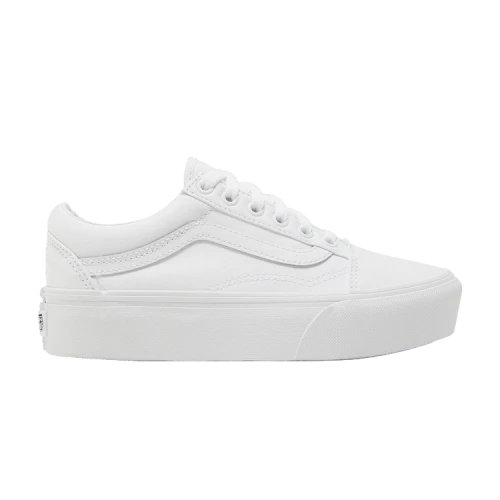 Vans Old Skool Platform True White (Women's)