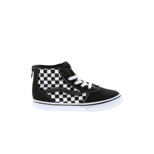 Vans Ward High Zip Toddler 'Checkerboard - Black White'
