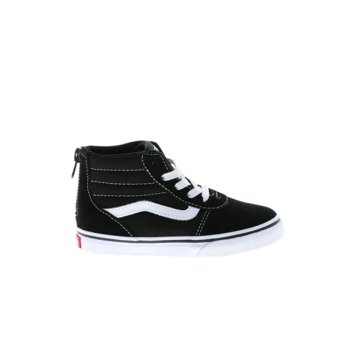 Vans Ward High Zip Toddler 'Black White'