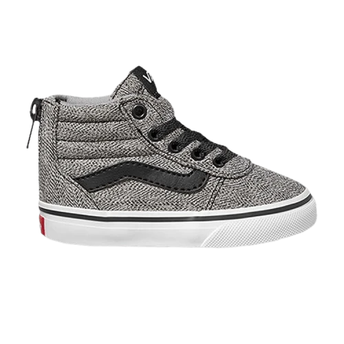 Vans Ward High Zip Toddler 'Static Heather - Grey'