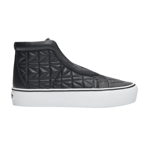 Vans Sk8-Hi Laceless Platform Karl Lagerfeld Quilt Black