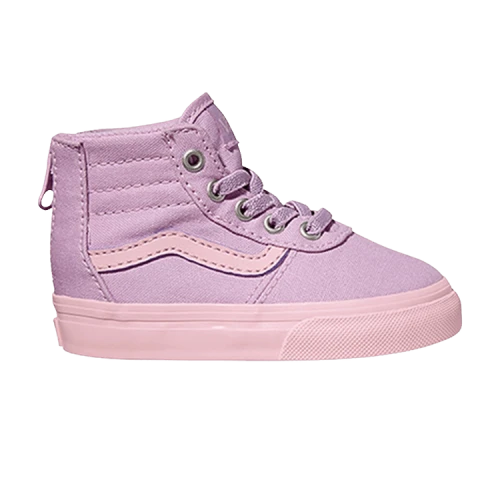 Vans Maddie High Zip Toddler 'Popped Sidewall - Lilac'