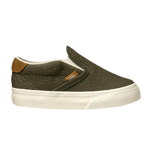 Vans Slip-On 59 Toddler 'Flannel - Dusty Olive'