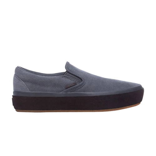 Vans Classic Slip-On Platform 'Suede Outsole - Asphalt'