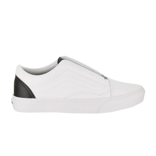 Vans Old Skool Laceless 'Classic Tumble - White Black'