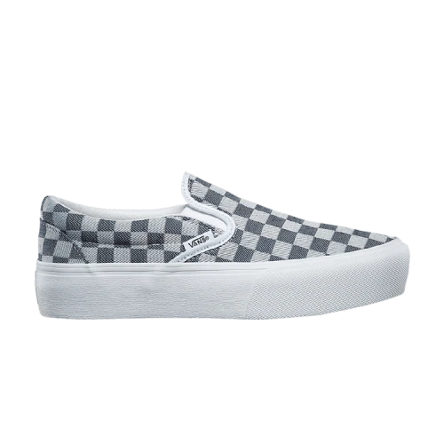 Vans Slip-On Platform SF 'Checkerboard Denim'