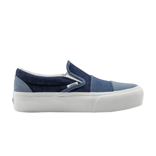 Vans Slip-On Platform SF 'Patchwork Denim'