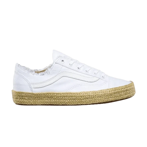 Vans Style 36 Decon Espadrille 'Frayed - White'