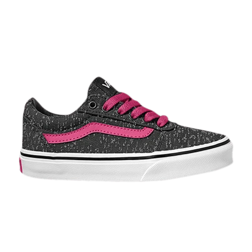 Vans Ward Kids 'Marled Canvas - Black Magenta'