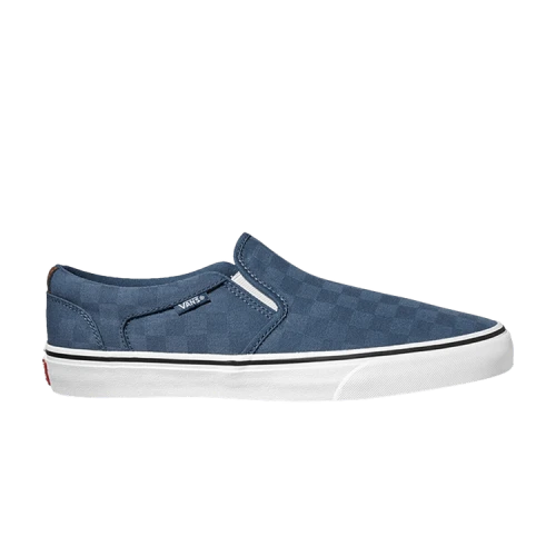 Vans Asher Deluxe 'Check Jacquard - Dark Denim'