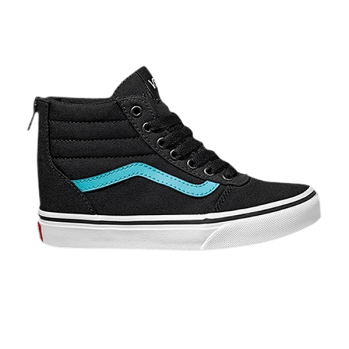Vans Ward High Zip Kids 'Black Blue Radiance'