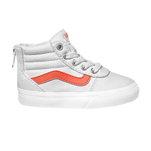 Vans Ward High Zip Z Toddler 'White Coral'