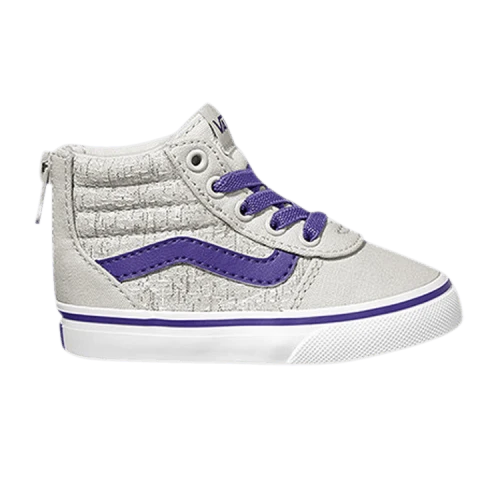 Vans Ward High Zip Z Toddler 'Menswear - Antartica Heliotrope'