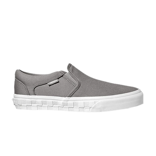 Vans Asher Deluxe 'Checker Emboss Tape - Frost Grey' (Women's)