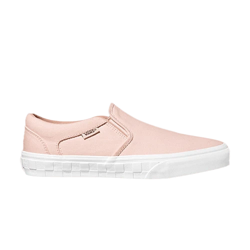 Vans Asher Deluxe 'Checker Emboss Tape - Heavenly Pink' (Women's)
