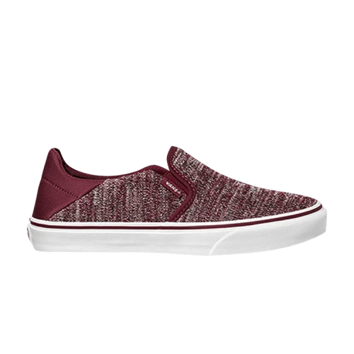 Vans Asher Flex 'Knit Burgundy' (Women's)