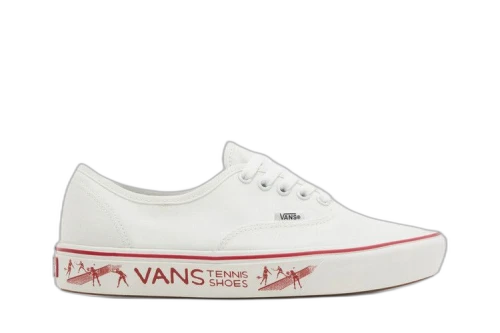Vans Penn x ComfyCush Authentic 'Blanc De Blanc Red'