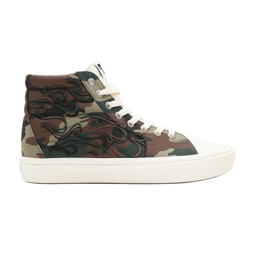 Vans ComfyCush Sk8-Hi 'Flame Embroidery - Camo'