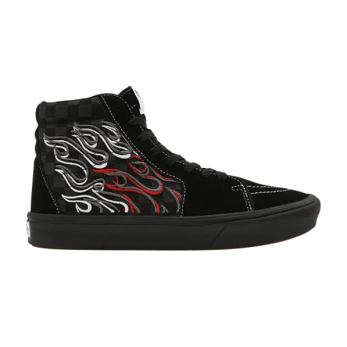 Vans Sk8-Hi Comfycush Ignition Flames Black