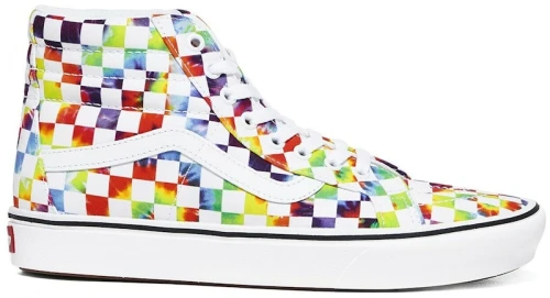 Vans ComfyCush Sk8-Hi Tie-Dye Checkerboard