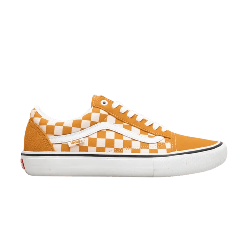 Vans Old Skool Pro 'Checkerboard - Dark Cheddar'