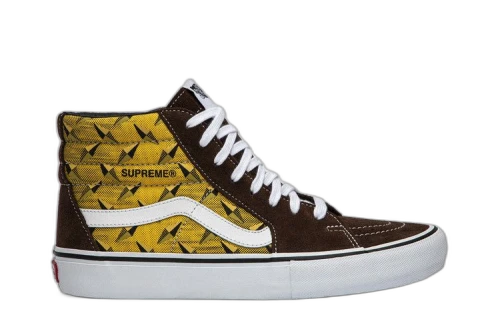 Vans Supreme x Sk8-Hi Pro 'Diamond Plate Brown'