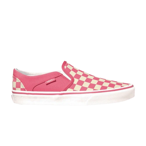 Vans Asher 'Pink Checkerboard' (Women's)