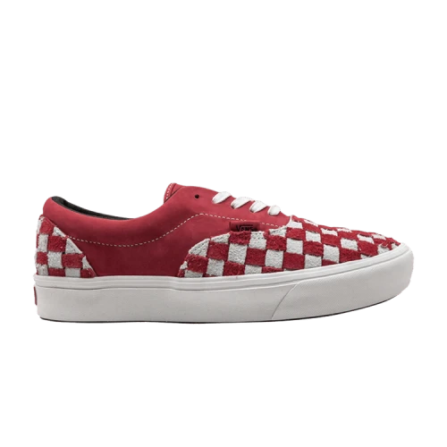 Vans Comfycush Era XL Racing Red Chenille Checkerboard