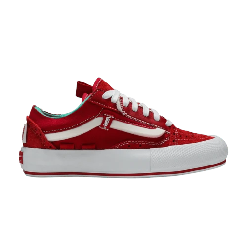 Vans Old Skool Cap LX Racing Red White