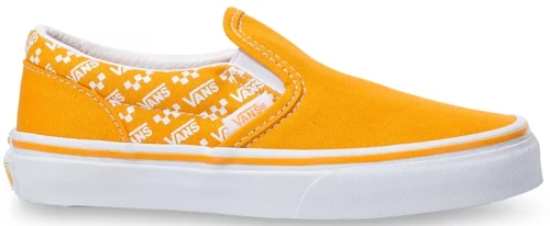 Vans Slip-On Logo Repeat Cadmium Yellow (PS)