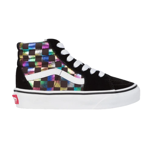 Vans Sk8-Hi Kids 'Checkerboard - Iridescent'