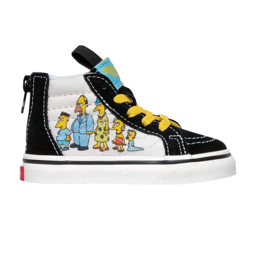 Vans The Simpsons x Sk8-Hi Zip Kids 'Simpsons Family 1987-2020'