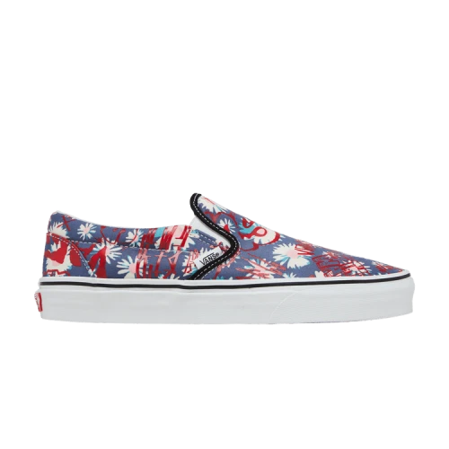 Vans Classic Slip-On Floral Red
