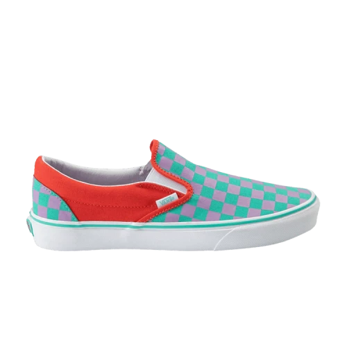 Vans Classic Slip-On 'Crazy Check - Cherry Tomato Orchid'