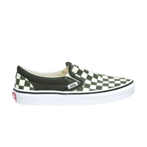 Vans Slip-On Checkerboard Forest Night