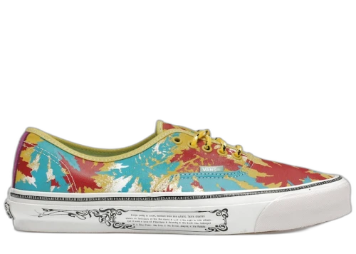 Vans Vault UA OG Authentic LX Aries Weed Leaf Yellow