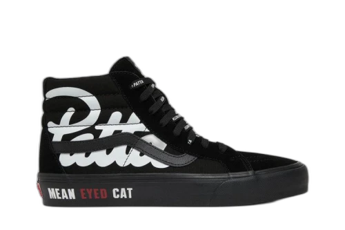 Vans Patta x Vault Sk8-Hi Reissue VLT LX 'Mean Eyed Cat - Black'