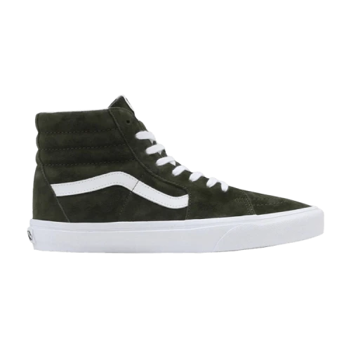 Vans Sk8-Hi Zamszowe Pig Suede Grape Leaf Green White