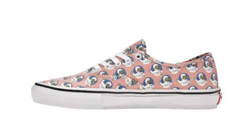 Vans Skate Authentic Palace Jeremy the Duck Black Salmon