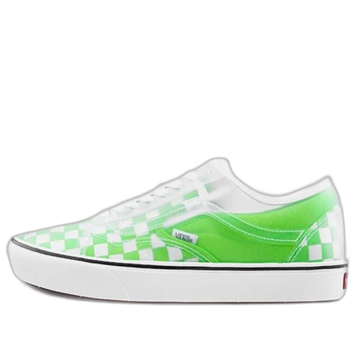 Vans ComfyCush Slip-Skool Checkerboard Green Gecko