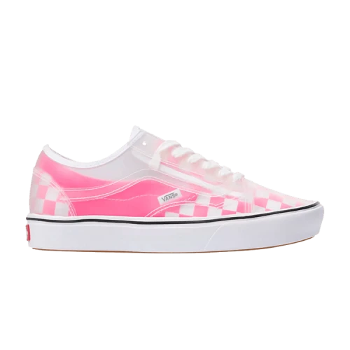 Vans ComfyCush Slip-Skool Checkerboard Knockout Pink