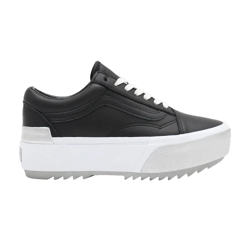 Vans Shiny Old Skool Stacked 'Black White Grey'