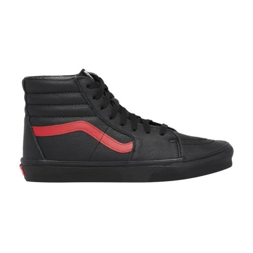 Vans Sk8-Hi 'Leather Pop - Black Chili Pepper'