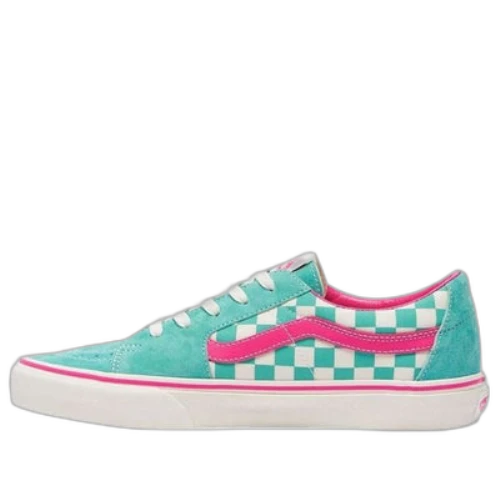 Vans Sk8-Low 'Teal Pink Checkerboard'