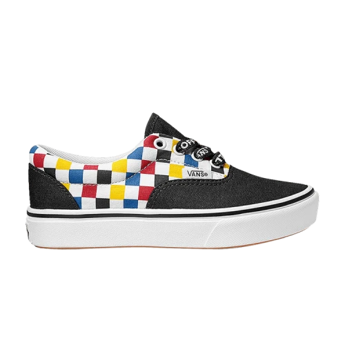 Vans ComfyCush Era Kids 'Checkerboard - Black Multi-Color'